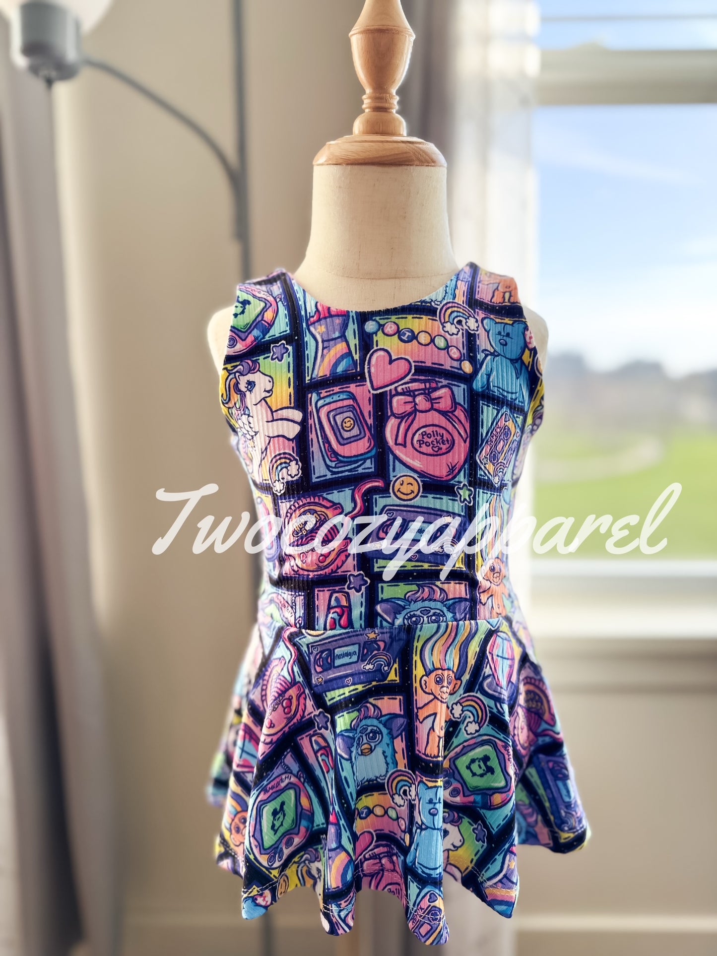 Twisted Back Peplum