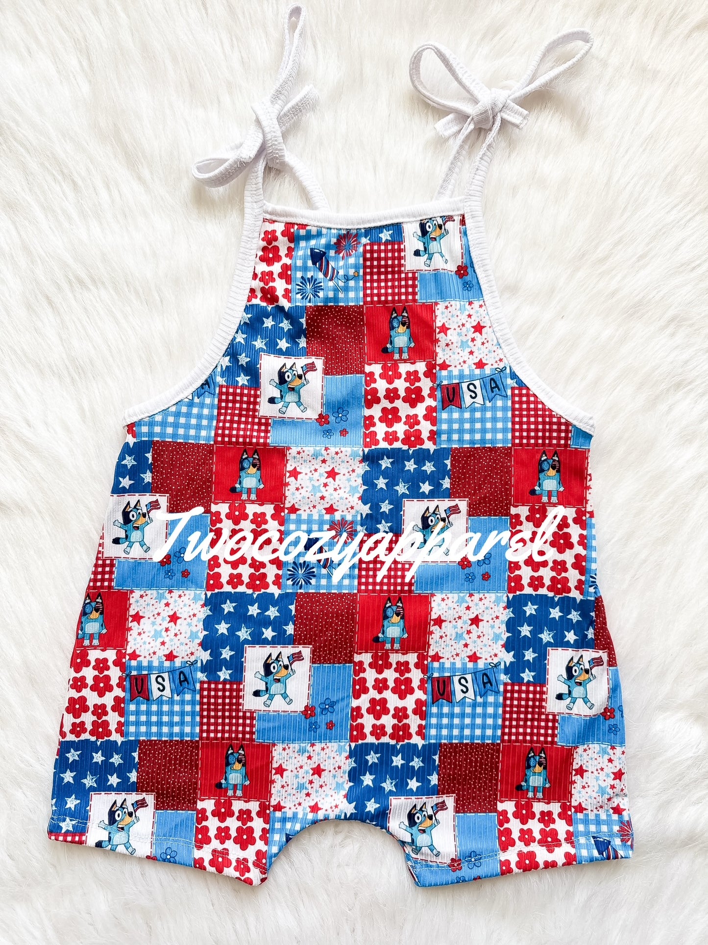 Tied Short Romper