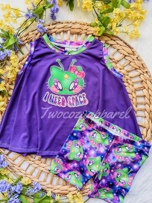 Swing Tank Top/Biker short set