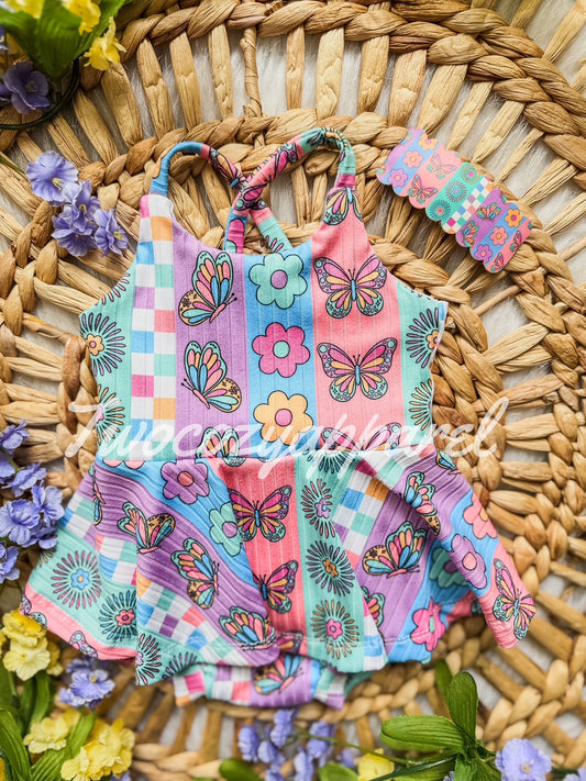 CRISS CROSS SKIRTED LEOTARD